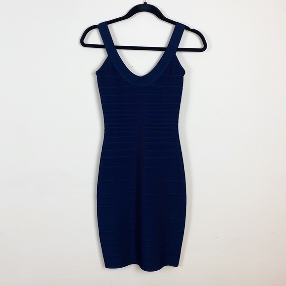 Herve Leger Sydney Signature Bodycon Dress | C20Dr - Picture 4 of 8